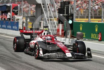 World © Octane Photographic Ltd. Formula 1 – Spanish Grand Prix - Circuit de Barcelona-Catalunya. Saturday 21st May 2022 Qualifying. Alfa Romeo F1 Team Orlen C42 - Guanyu Zhou.
