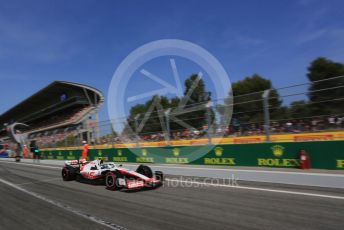 World © Octane Photographic Ltd. Formula 1 – Spanish Grand Prix - Circuit de Barcelona-Catalunya. Saturday 21st May 2022 Qualifying. Haas F1 Team VF-22 - Mick Schumacher.