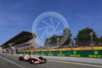 World © Octane Photographic Ltd. Formula 1 – Spanish Grand Prix - Circuit de Barcelona-Catalunya. Saturday 21st May 2022 Qualifying. Haas F1 Team VF-22 - Kevin Magnussen.