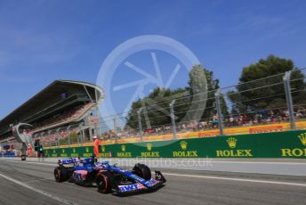 World © Octane Photographic Ltd. Formula 1 – Spanish Grand Prix - Circuit de Barcelona-Catalunya. Saturday 21st May 2022 Qualifying. BWT Alpine F1 Team A522 - Fernando Alonso.