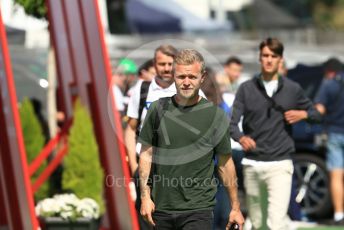 World © Octane Photographic Ltd. Formula 1 – Spanish Grand Prix - Circuit de Barcelona-Catalunya. Saturday 21st May 2022 Paddock. Haas F1 Team VF-22 - Kevin Magnussen.