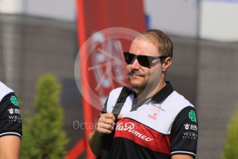 World © Octane Photographic Ltd. Formula 1 – Spanish Grand Prix - Circuit de Barcelona-Catalunya. Saturday 21st May 2022 Paddock. Alfa Romeo F1 Team Orlen C42 - Valtteri Bottas.