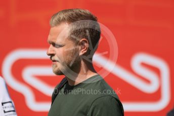 World © Octane Photographic Ltd. Formula 1 – Spanish Grand Prix - Circuit de Barcelona-Catalunya. Saturday 21st May 2022 Paddock. Haas F1 Team VF-22 - Kevin Magnussen.