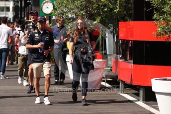 World © Octane Photographic Ltd. Formula 1 – Spanish Grand Prix - Circuit de Barcelona-Catalunya. Saturday 21st May 2022 Paddock. Oracle Red Bull Racing RB18 – Sergio Perez.