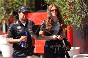 World © Octane Photographic Ltd. Formula 1 – Spanish Grand Prix - Circuit de Barcelona-Catalunya. Saturday 21st May 2022 Paddock. Oracle Red Bull Racing RB18 – Sergio Perez.