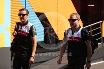 World © Octane Photographic Ltd. Formula 1 – Spanish Grand Prix - Circuit de Barcelona-Catalunya. Saturday 21st May 2022 Paddock. Alfa Romeo F1 Team Orlen C42 - Valtteri Bottas.