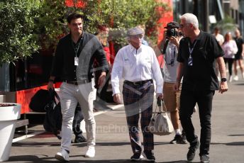 World © Octane Photographic Ltd. Formula 1 – Spanish Grand Prix - Circuit de Barcelona-Catalunya. Saturday 21st May 2022 Paddock. Sir Jackie Stewart.