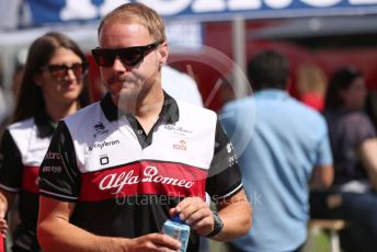 World © Octane Photographic Ltd. Formula 1 – Spanish Grand Prix - Circuit de Barcelona-Catalunya. Saturday 21st May 2022 Paddock. Alfa Romeo F1 Team Orlen C42 - Valtteri Bottas.