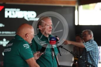 World © Octane Photographic Ltd. Formula 1 – Spanish Grand Prix - Circuit de Barcelona-Catalunya. Saturday 21st May 2022 Paddock. Aston Martin Aramco Cognizant F1 Team Chief Technical Officer - Andy Green