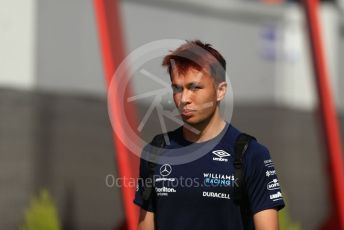 World © Octane Photographic Ltd. Formula 1 – Spanish Grand Prix - Circuit de Barcelona-Catalunya. Sunday 22nd May 2022 Paddock. Williams Racing FW44 - Alex Albon.