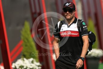 World © Octane Photographic Ltd. Formula 1 – Spanish Grand Prix - Circuit de Barcelona-Catalunya. Sunday 22nd May 2022 Paddock. Alfa Romeo F1 Team Orlen C42 - Valtteri Bottas.