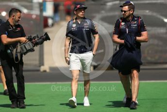 World © Octane Photographic Ltd. Formula 1 – Spanish Grand Prix - Circuit de Barcelona-Catalunya. Sunday 22nd May 2022 Paddock. Oracle Red Bull Racing RB18 – Max Verstappen.