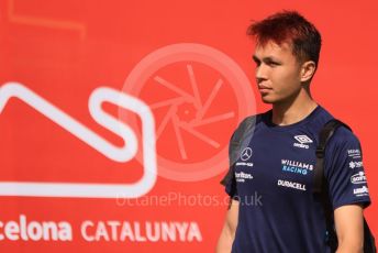 World © Octane Photographic Ltd. Formula 1 – Spanish Grand Prix - Circuit de Barcelona-Catalunya. Sunday 22nd May 2022 Paddock. Williams Racing FW44 - Alex Albon.