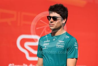 World © Octane Photographic Ltd. Formula 1 – Spanish Grand Prix - Circuit de Barcelona-Catalunya. Sunday 22nd May 2022 Paddock. Aston Martin Aramco Cognizant F1 Team AMR22 - Lance Stroll.