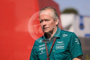 World © Octane Photographic Ltd. Formula 1 – Spanish Grand Prix - Circuit de Barcelona-Catalunya. Sunday 22nd May 2022 Paddock. Aston Martin Aramco Cognizant F1 Team Chief Technical Officer Andy Green