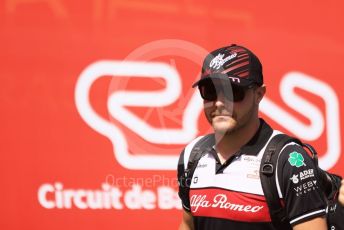 World © Octane Photographic Ltd. Formula 1 – Spanish Grand Prix - Circuit de Barcelona-Catalunya. Sunday 22nd May 2022 Paddock. Alfa Romeo F1 Team Orlen C42 - Valtteri Bottas.