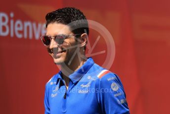 World © Octane Photographic Ltd. Formula 1 – Spanish Grand Prix - Circuit de Barcelona-Catalunya. Sunday 22nd May 2022 Paddock. BWT Alpine F1 Team A522 - Esteban Ocon.