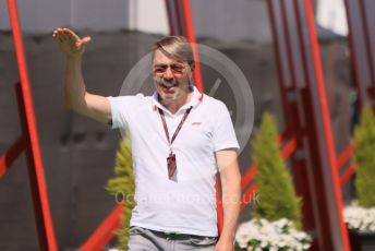 World © Octane Photographic Ltd. Formula 1 – Spanish Grand Prix - Circuit de Barcelona-Catalunya. Sunday 22nd May 2022 Paddock. Mika Hakkinen.