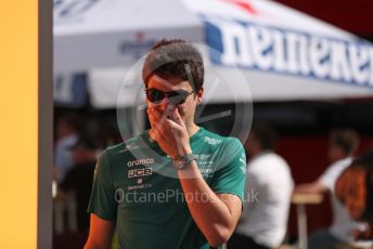 World © Octane Photographic Ltd. Formula 1 – Spanish Grand Prix - Circuit de Barcelona-Catalunya. Sunday 22nd May 2022 Paddock. Aston Martin Aramco Cognizant F1 Team AMR22 - Lance Stroll.