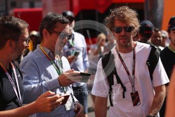World © Octane Photographic Ltd. Formula 1 – Spanish Grand Prix - Circuit de Barcelona-Catalunya. Sunday 22nd May 2022 Paddock. Aston Martin Aramco Cognizant F1 Team AMR22 - Sebastian Vettel.