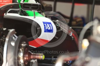 World © Octane Photographic Ltd. Formula 1 – Spanish Grand Prix - Circuit de Barcelona-Catalunya. Thursday 19th May 2022 Pitlane. Haas F1 Team VF-22 radiator