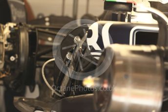 World © Octane Photographic Ltd. Formula 1 – Spanish Grand Prix - Circuit de Barcelona-Catalunya. Thursday 19th May 2022 Pitlane. Scuderia AlphaTauri AT03 radiator