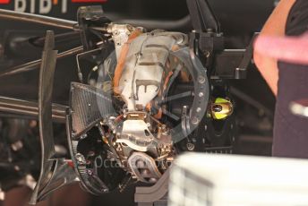 World © Octane Photographic Ltd. Formula 1 – Spanish Grand Prix - Circuit de Barcelona-Catalunya. Thursday 19th May 2022 Pitlane. Oracle Red Bull Racing RB18 front brake