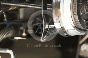 World © Octane Photographic Ltd. Formula 1 – Spanish Grand Prix - Circuit de Barcelona-Catalunya. Thursday 19th May 2022 Pitlane. Mercedes-AMG Petronas F1 Team F1 W13 barge board aero.