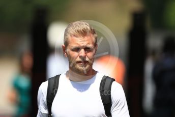 World © Octane Photographic Ltd. Formula 1 – Spanish Grand Prix - Circuit de Barcelona-Catalunya. Thursday 19th May 2022 Paddock. Haas F1 Team VF-22 - Kevin Magnussen.