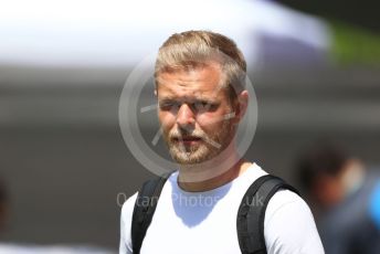 World © Octane Photographic Ltd. Formula 1 – Spanish Grand Prix - Circuit de Barcelona-Catalunya. Thursday 19th May 2022 Paddock. Haas F1 Team VF-22 - Kevin Magnussen.