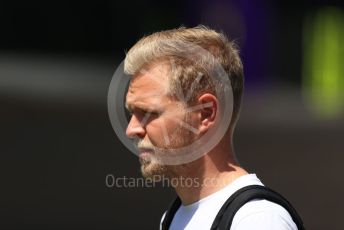 World © Octane Photographic Ltd. Formula 1 – Spanish Grand Prix - Circuit de Barcelona-Catalunya. Thursday 19th May 2022 Paddock. Haas F1 Team VF-22 - Kevin Magnussen.