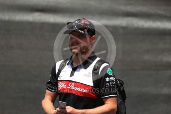 World © Octane Photographic Ltd. Formula 1 – Spanish Grand Prix - Circuit de Barcelona-Catalunya. Thursday 19th May 2022 Paddock. Alfa Romeo F1 Team Orlen C42 - Valtteri Bottas.