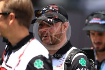 World © Octane Photographic Ltd. Formula 1 – Spanish Grand Prix - Circuit de Barcelona-Catalunya. Thursday 19th May 2022 Paddock. Alfa Romeo F1 Team Orlen C42 - Valtteri Bottas.