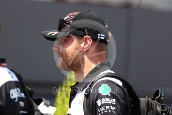 World © Octane Photographic Ltd. Formula 1 – Spanish Grand Prix - Circuit de Barcelona-Catalunya. Thursday 19th May 2022 Paddock. Alfa Romeo F1 Team Orlen C42 - Valtteri Bottas.