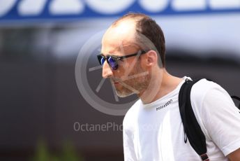 World © Octane Photographic Ltd. Formula 1 – Spanish Grand Prix - Circuit de Barcelona-Catalunya. Thursday 19th May 2022 Paddock. Alfa Romeo F1 Team Orlen C42 – Reserve driver - Robert Kubica.