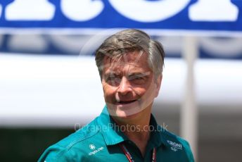 World © Octane Photographic Ltd. Formula 1 – Spanish Grand Prix - Circuit de Barcelona-Catalunya. Thursday 19th May 2022 Paddock. Aston Martin Aramco Cognizant F1 Team Team Manager - Andy Stevenson.