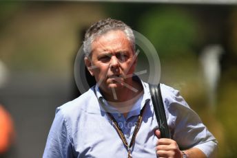 World © Octane Photographic Ltd. Formula 1 – Spanish Grand Prix - Circuit de Barcelona-Catalunya. Thursday 19th May 2022 Paddock. Pirelli head of of F1 and car racing - Mario Isola.