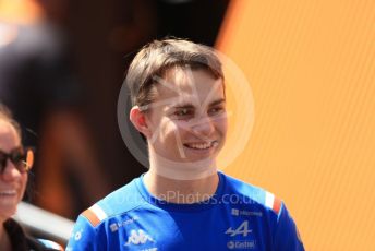World © Octane Photographic Ltd. Formula 1 – Spanish Grand Prix - Circuit de Barcelona-Catalunya. Thursday 19th May 2022 Paddock. BWT Alpine F1 Team A522 Reserve driver – Oscar Piastri.