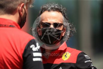 World © Octane Photographic Ltd. Formula 1 – Spanish Grand Prix - Circuit de Barcelona-Catalunya. Thursday 19th May 2022 Paddock. Scuderia Ferrari Team Principal and Racing Director Laurent Mekies