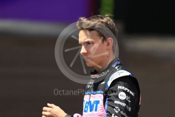 World © Octane Photographic Ltd. Formula 1 – Spanish Grand Prix - Circuit de Barcelona-Catalunya. Thursday 19th May 2022 Paddock. BWT Alpine F1 Team A522 Reserve driver – Oscar Piastri.
