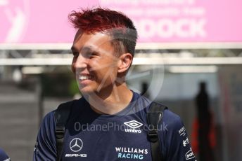 World © Octane Photographic Ltd. Formula 1 – Spanish Grand Prix - Circuit de Barcelona-Catalunya. Thursday 19th May 2022 Paddock. Williams Racing FW44 - Alex Albon.