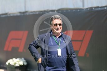 World © Octane Photographic Ltd. Formula 1 – Spanish Grand Prix - Circuit de Barcelona-Catalunya. Thursday 19th May 2022 Paddock. Louis Carey Camilleri, former CEO of Ferrari and chairman of Philip Morris International