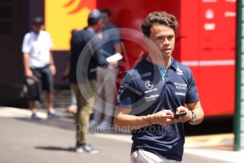 World © Octane Photographic Ltd. Formula 1 – Spanish Grand Prix - Circuit de Barcelona-Catalunya. Thursday 19th May 2022 Paddock. Williams Racing FW44 Reserve driver – Nyck de Vries.