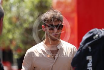 World © Octane Photographic Ltd. Formula 1 – Spanish Grand Prix - Circuit de Barcelona-Catalunya. Thursday 19th May 2022 Paddock. Scuderia AlphaTauri AT03 - Pierre Gasly.