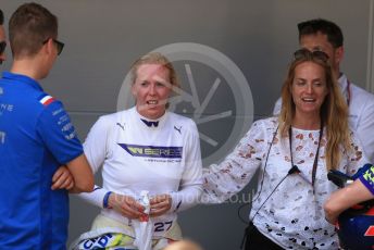 World © Octane Photographic Ltd. W Series – Spanish Grand Prix - Circuit de Barcelona-Catalunya. Saturday 21st May 2022 Race Podium. Tatuus F3 T-318. Click2Drive Bristol Street Motors W Series Team – Alice Powell