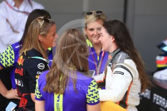 World © Octane Photographic Ltd. W Series – Spanish Grand Prix - Circuit de Barcelona-Catalunya. Saturday 21st May 2022 Race Podium. Tatuus F3 T-318. Racing X – Abbi Pulling