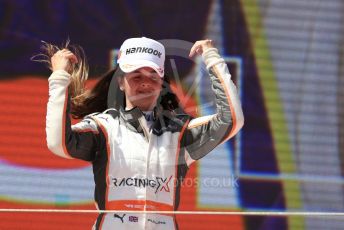 World © Octane Photographic Ltd. W Series – Spanish Grand Prix - Circuit de Barcelona-Catalunya. Saturday 21st May 2022 Race Podium. Tatuus F3 T-318. Racing X – Abbi Pulling