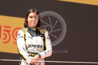 World © Octane Photographic Ltd. W Series – Spanish Grand Prix - Circuit de Barcelona-Catalunya. Saturday 21st May 2022 Race Podium. Tatuus F3 T-318. Jenner Racing – Jamie Chadwick