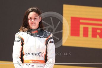 World © Octane Photographic Ltd. W Series – Spanish Grand Prix - Circuit de Barcelona-Catalunya. Saturday 21st May 2022 Race Podium. Tatuus F3 T-318. Racing X – Abbi Pulling