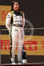 World © Octane Photographic Ltd. W Series – Spanish Grand Prix - Circuit de Barcelona-Catalunya. Saturday 21st May 2022 Race Podium. Tatuus F3 T-318. Jenner Racing – Jamie Chadwick
